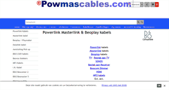 Desktop Screenshot of powmascables.com
