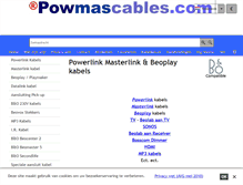 Tablet Screenshot of powmascables.com